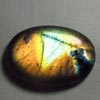 New Madagascar - LABRADORITE - Oval Cabochon Huge size - 36x54 mm Gorgeous Strong Multy Fire